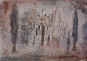 Monument in a Cemetery Paul Klee